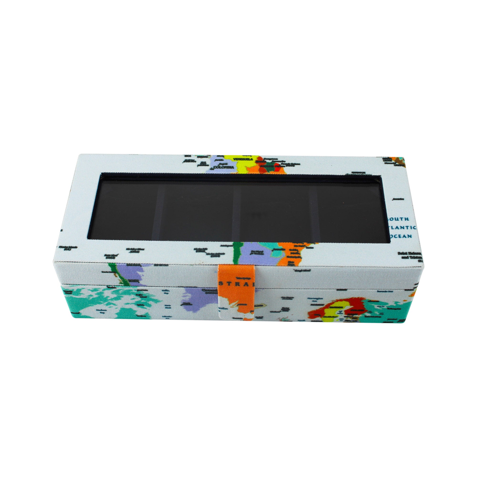 World Map Watch Box
